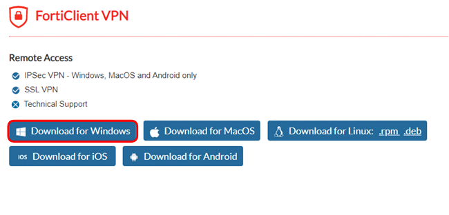 FortiClient VPN